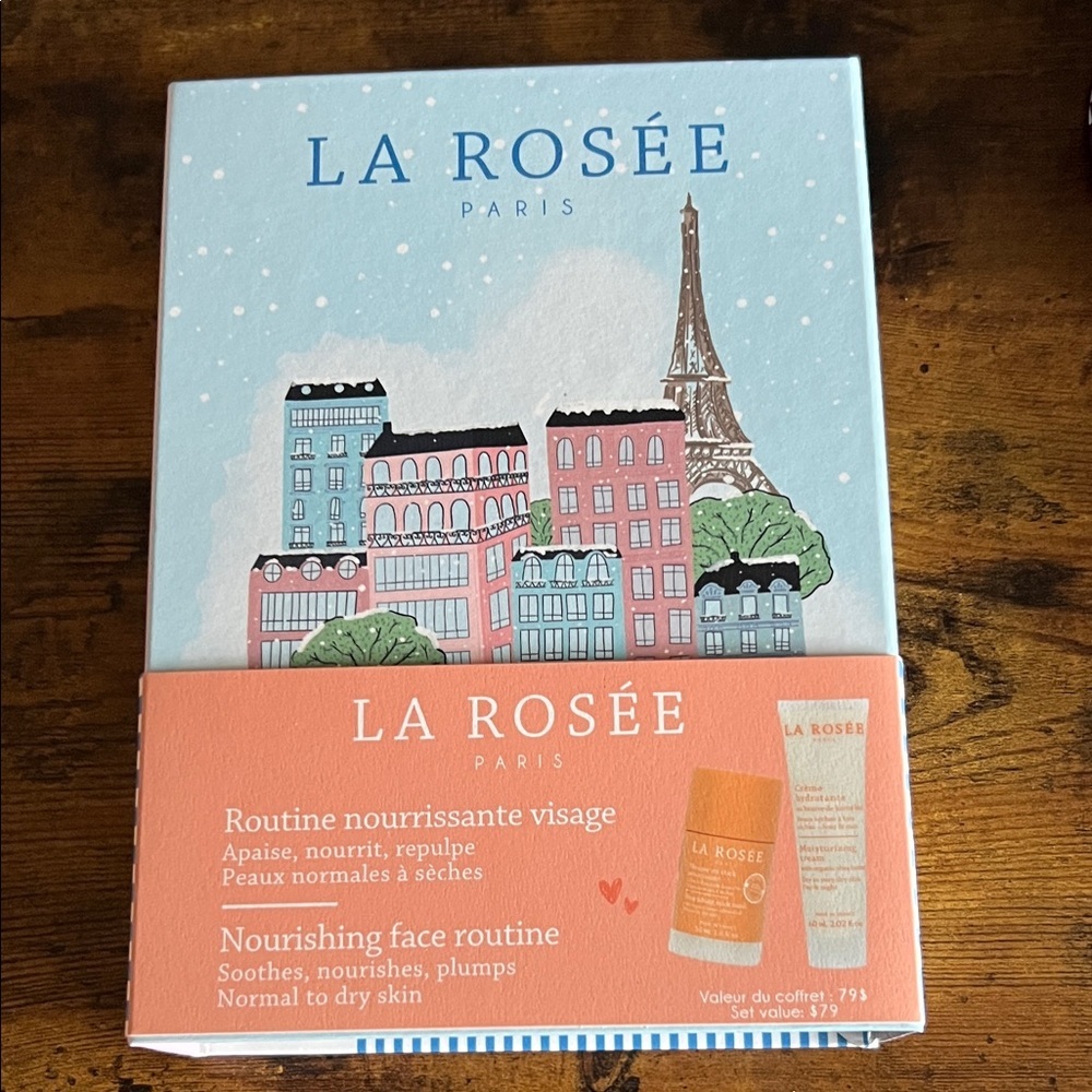 La Rosée Paris Face Routine Gift Set - Mask & Moisturizer - NIB